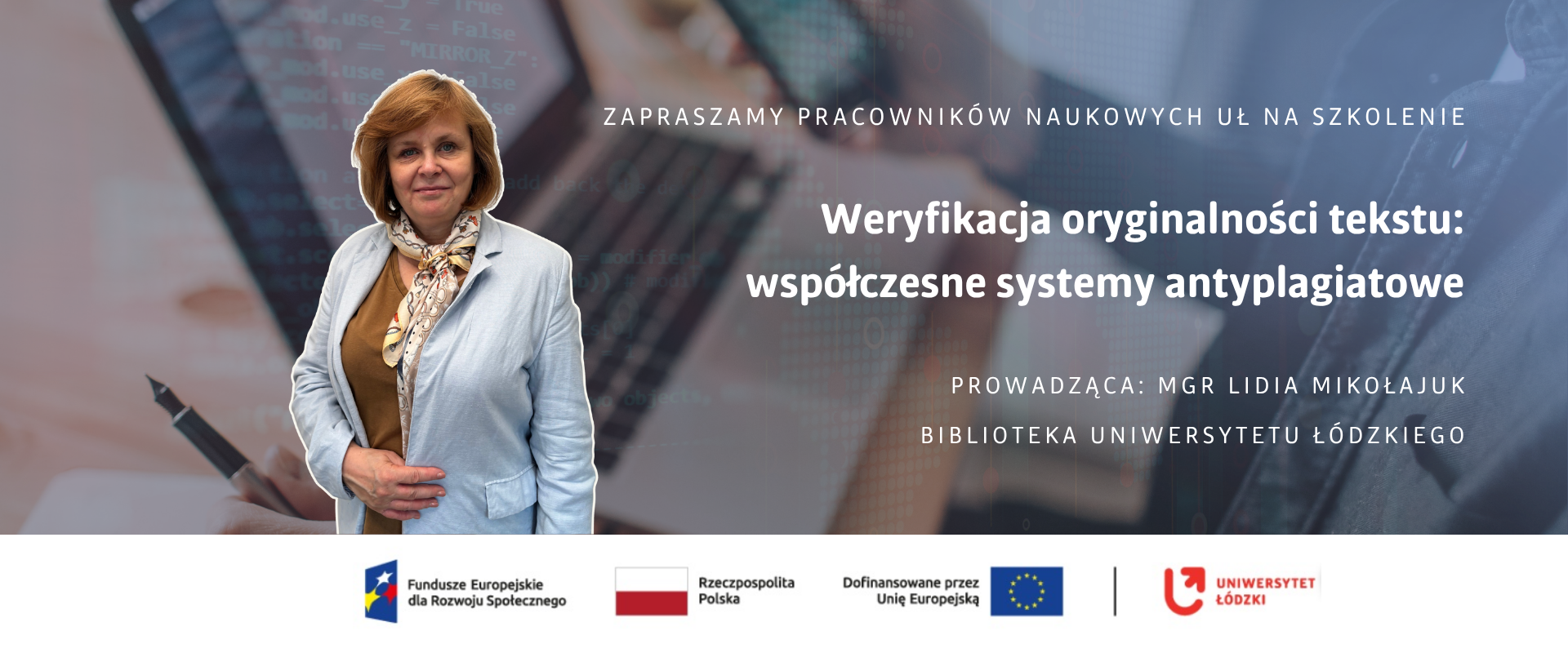 Grafika zachęcająca do udziału w szkoleniu