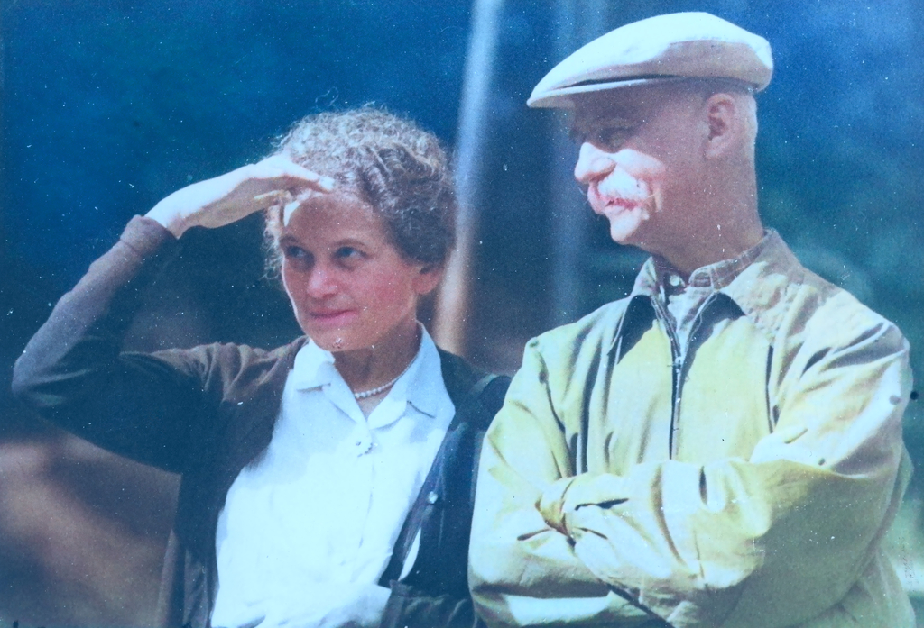 Professor Tadeusz Kotarbiński with his wife