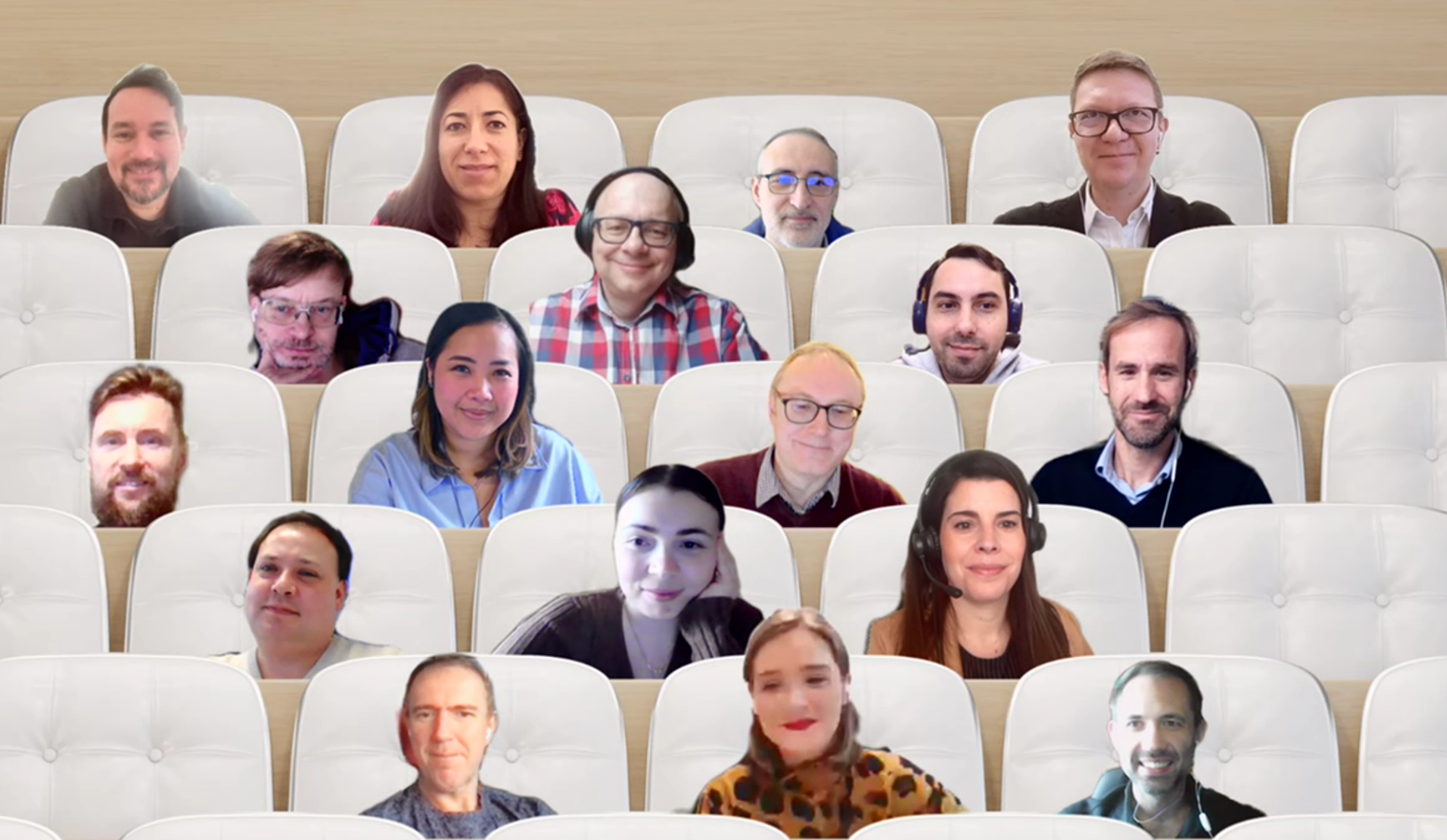 Team during the meeting