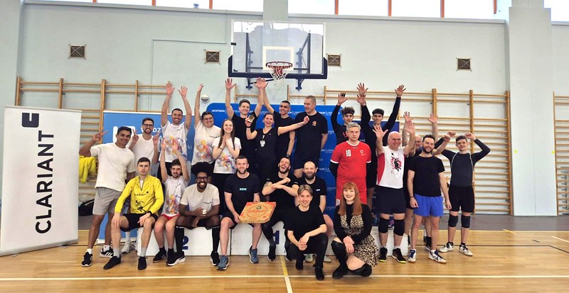 Companies taking part in the volleyball tournament Companies taking part in the volleyball tournament