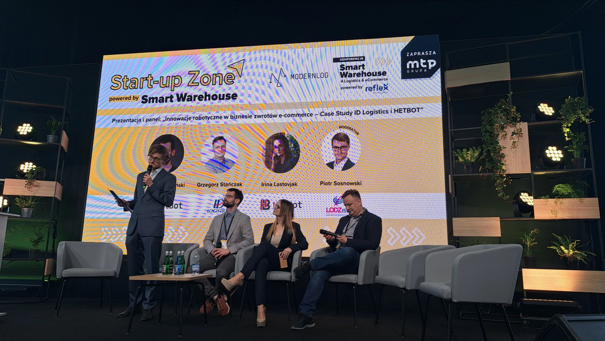 Dr Piotr Sosnowski during the conference