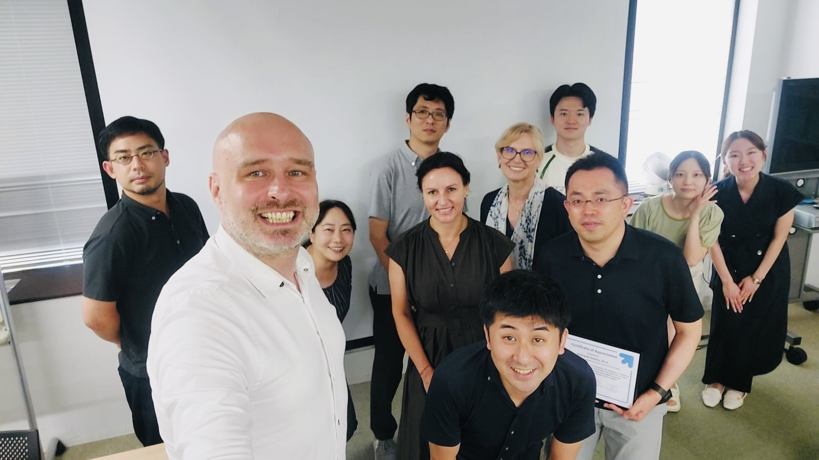 meeting at the research internship