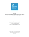 Okładka Raportu Osiągnięcia Wydziału Zarządzania Uniwersytetu Łódzkiego w obszarze Green Deal & Sustainability Development
