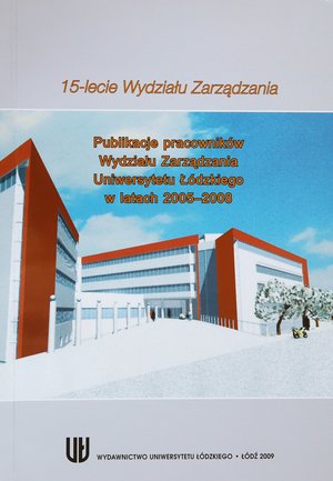 Okładka książki wydanej z okazji 15-lecia WZ Okładka książki wydanej z okazji 15-lecia WZ