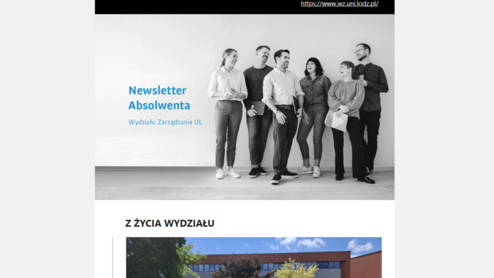 widok newslettera