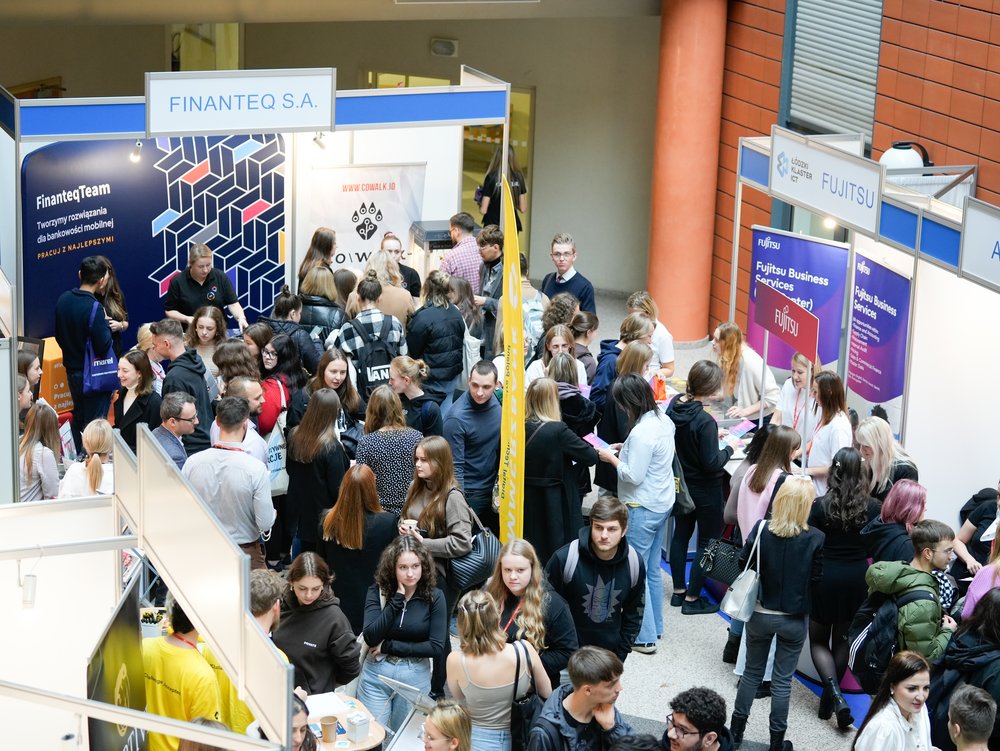 participants in the University of Lodz Job Fair 