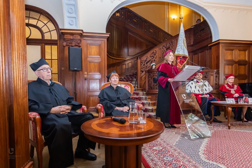 ceremonial renewal of doctorates of the University of Lodz researchers