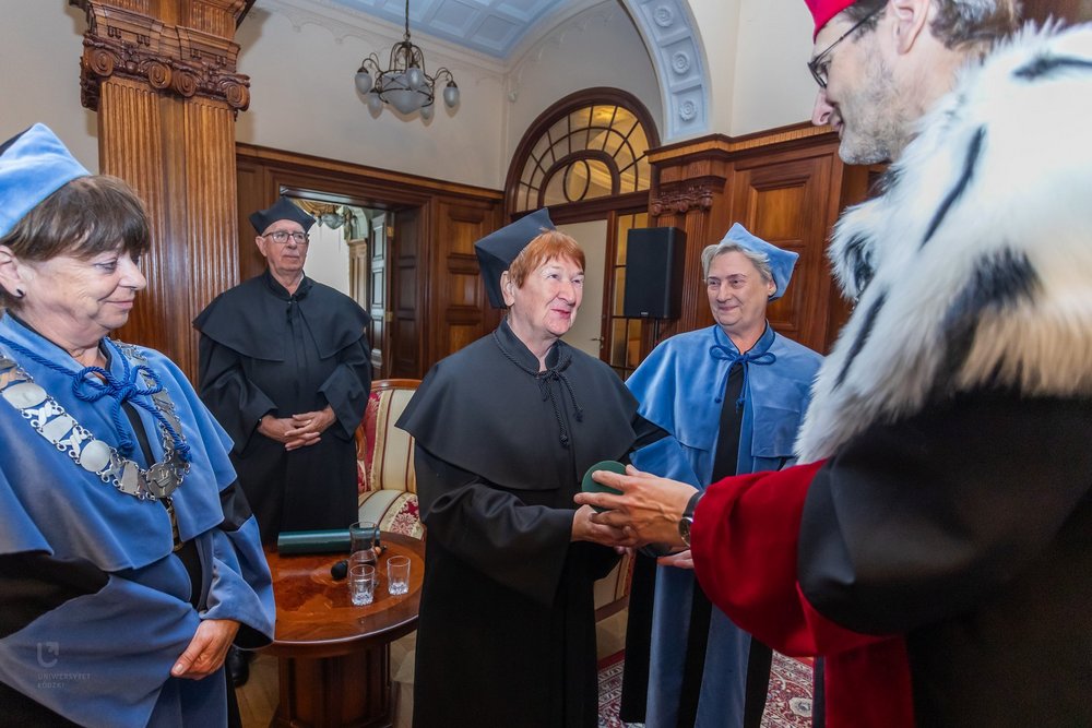 ceremonial renewal of doctorates of the University of Lodz researchers