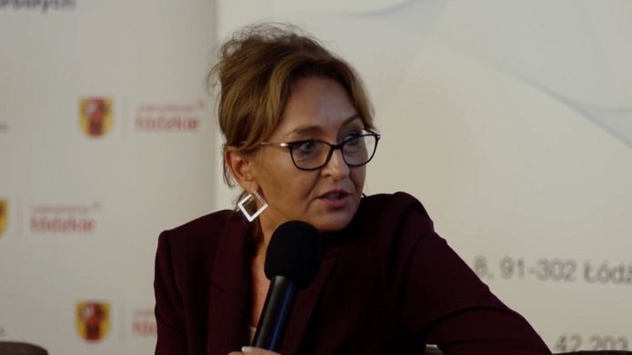 J. Cewińska na konferencji