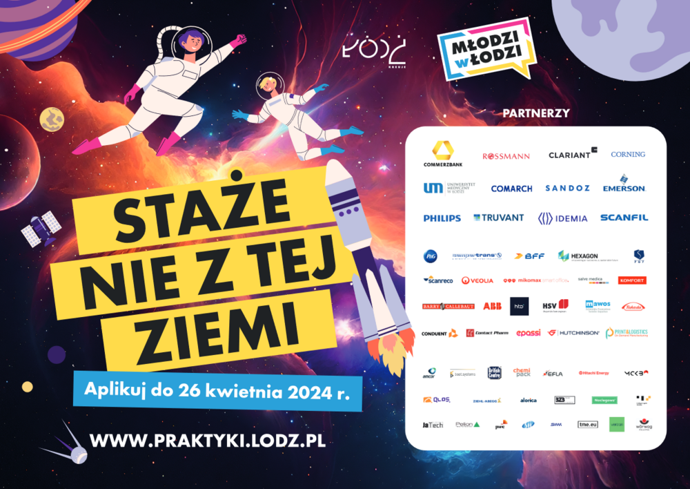 logo programu Staże nie z tej Ziemi