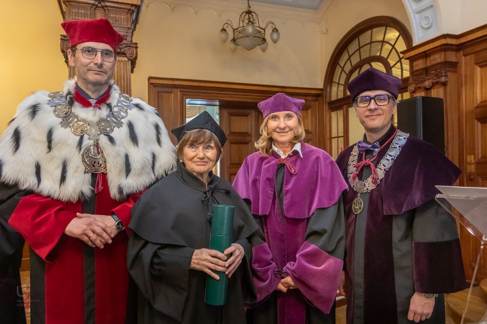 ceremonial renewal of doctorates of the University of Lodz researchers