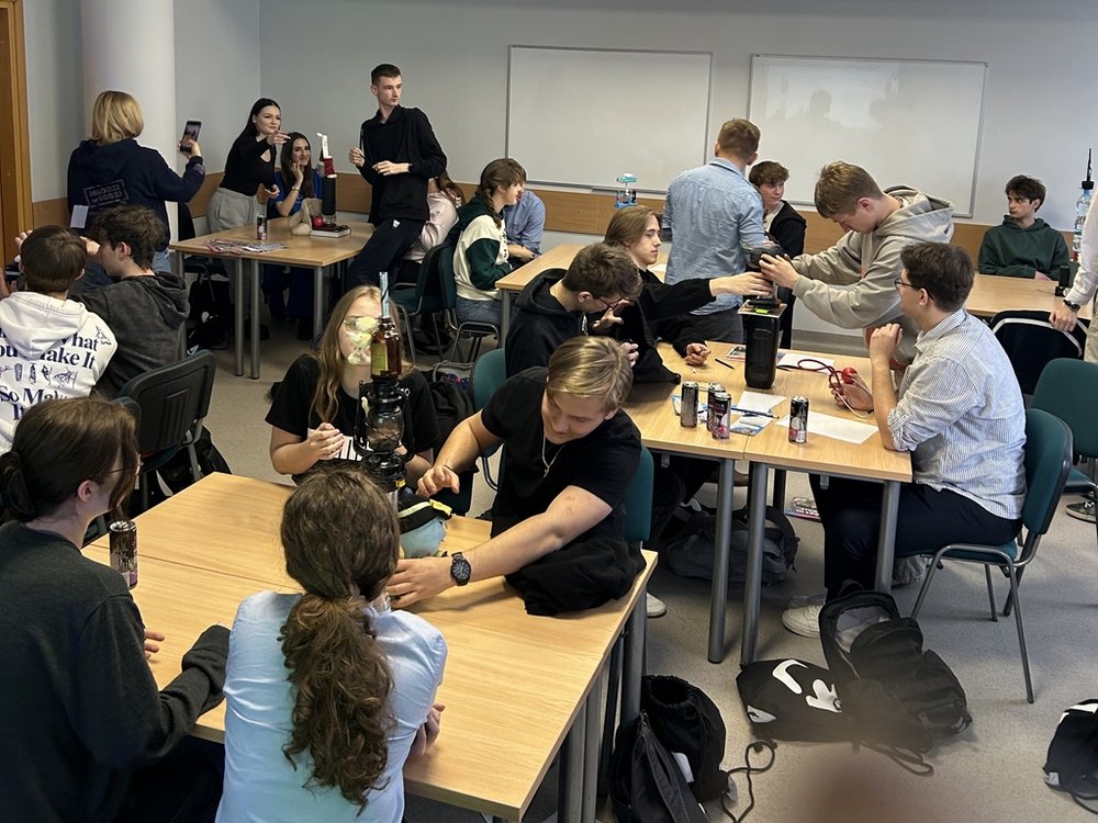 Uczestnicy podczas wizyty na WZ UŁ