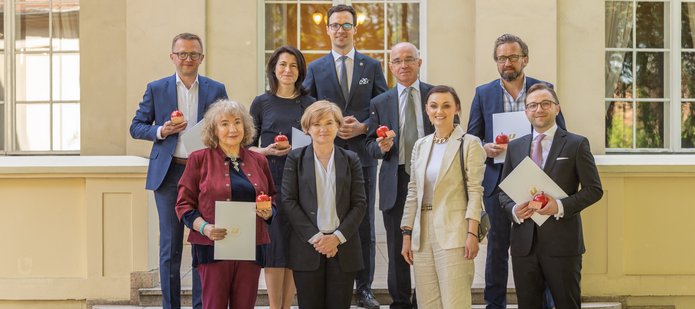 VIP Alumni of the University of Lodz with the Rector of the University of Lodz Prof. Elżbieta Żądzińska