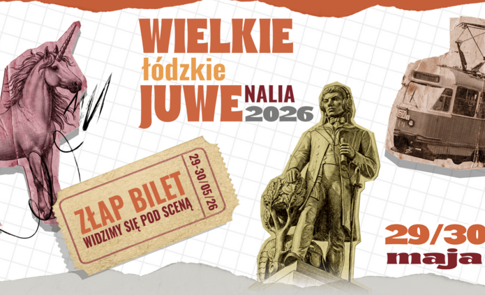 Grafika z napisem Wielkie łódzkie Juwenalia 2026