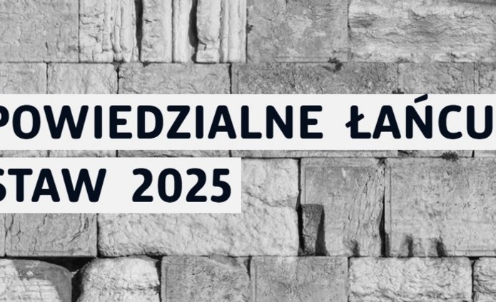 baner konferencji Odpowiedzialne Łańcuchy Dostaw