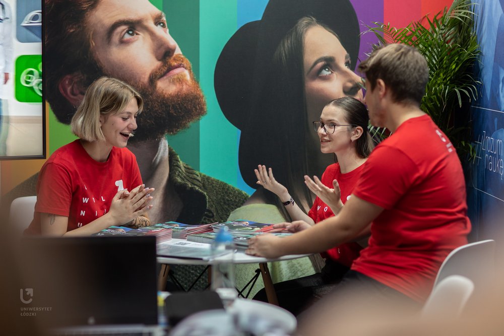 The University of Lodz Ambassadors at Salon Maturzystów 