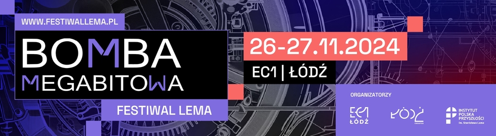 Baner informacyjny Festiwalu Lema Baner informacyjny Festiwalu Lema