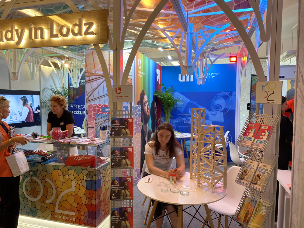 The Lodz stand at Salon Maturzystów