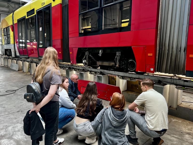 Wizyta studentów w MPK