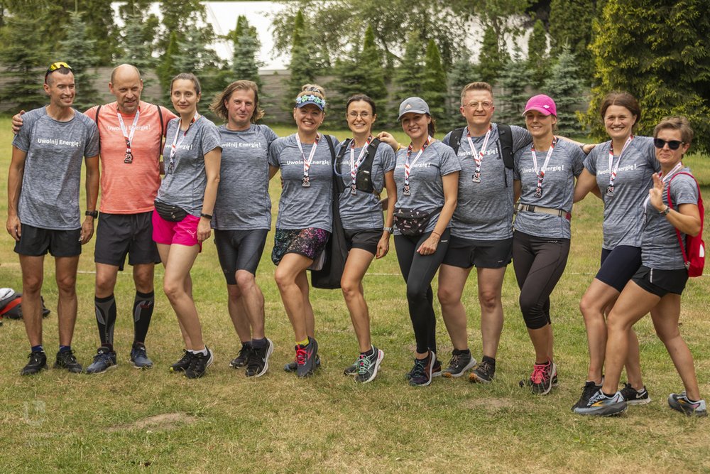 biegacze z sekcji biegowej UŁ