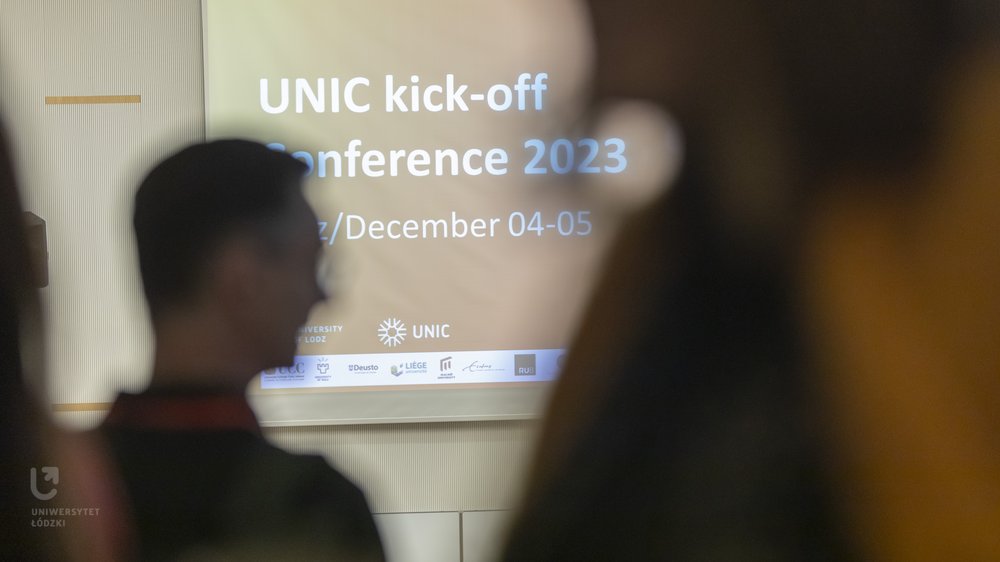 widok na slajd konferencji UNIC 20.0
