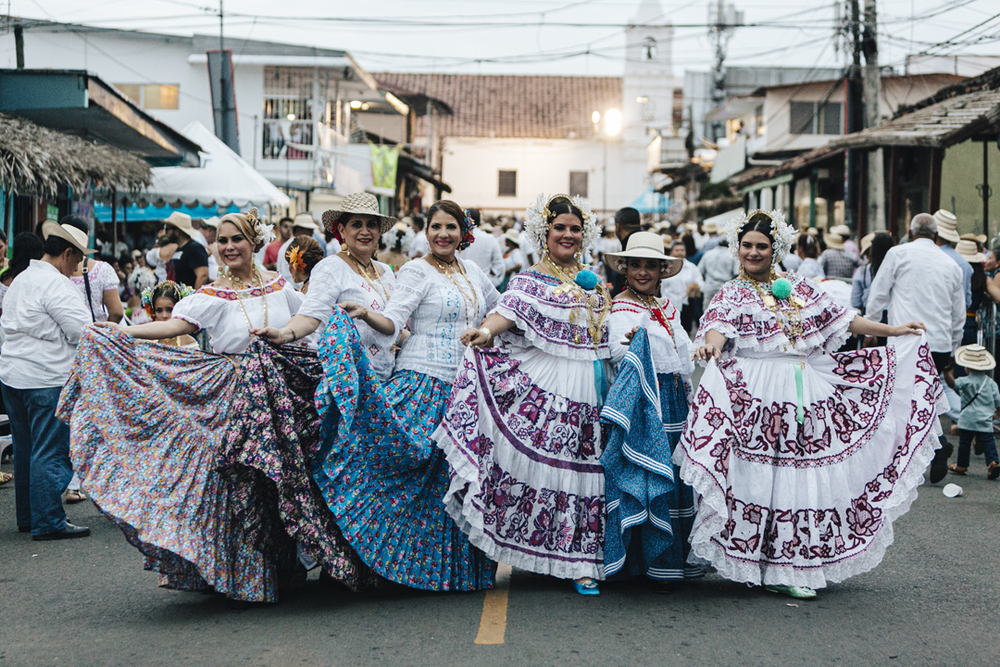 Women dressed in traditional clothes Women dressed in traditional clothes