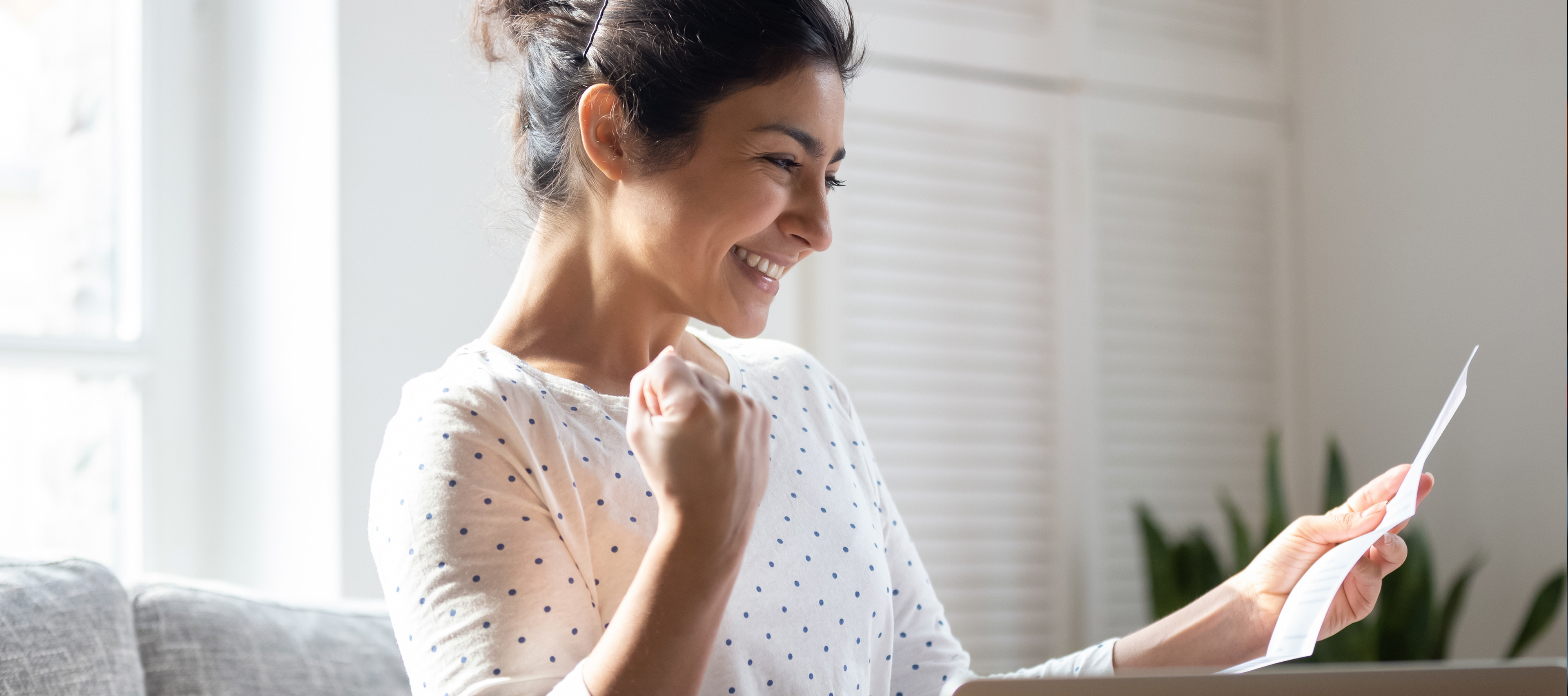 Uśmiechnięta kobieta