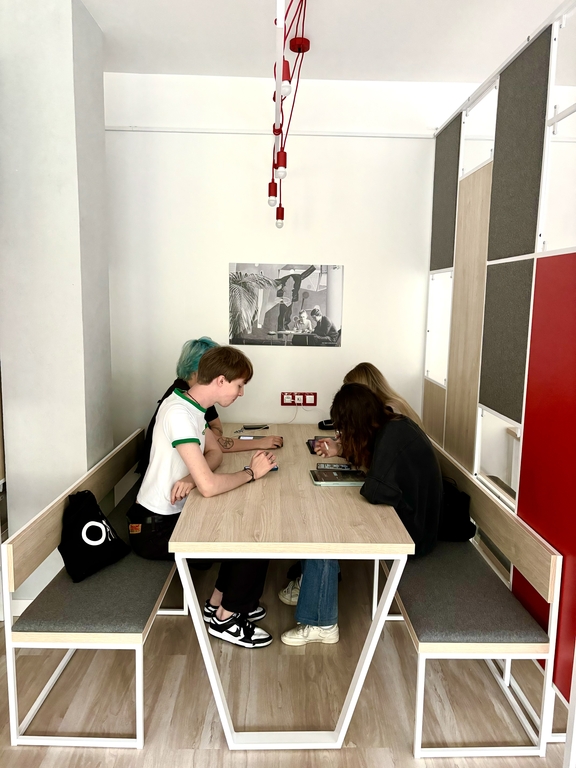 Strefa studencka w Bibliotece UŁ