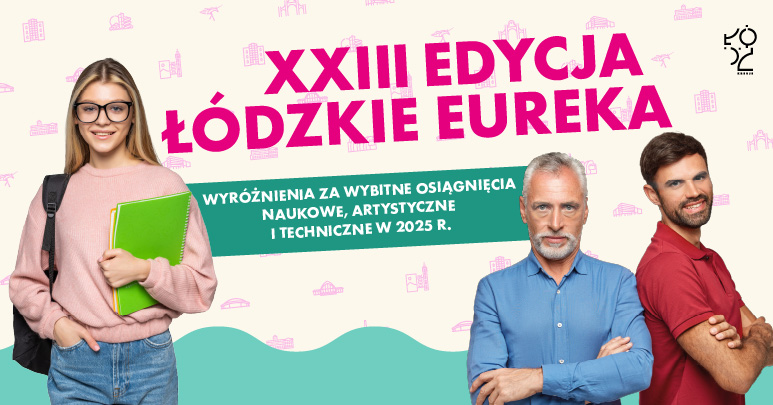 Grafika konkursu Łódzkie Eureka