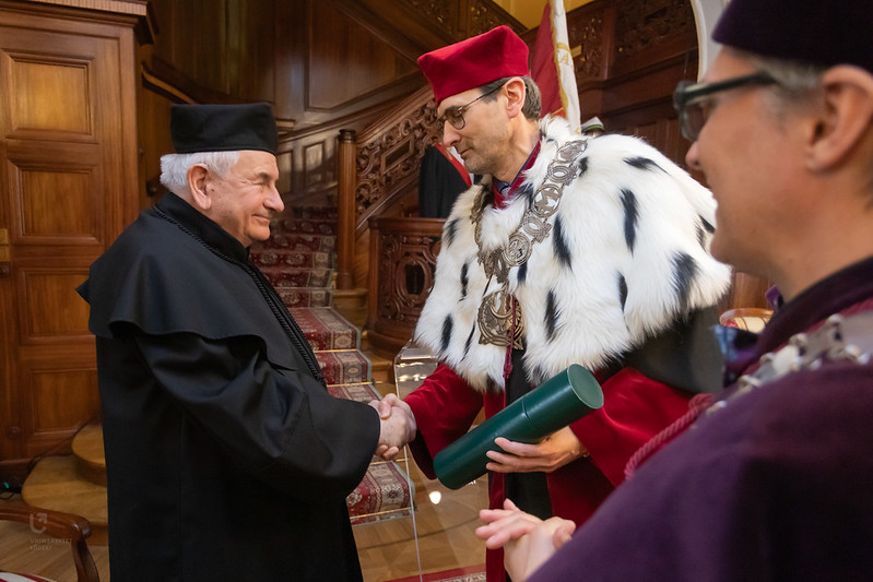 ceremonial renewal of doctorates of the University of Lodz researchers