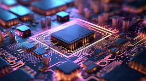 a photo of an integrated circuit